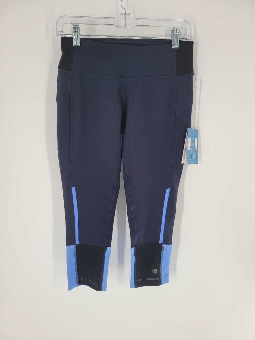 MPG Navy Yoga Capris Leggings Size XS New